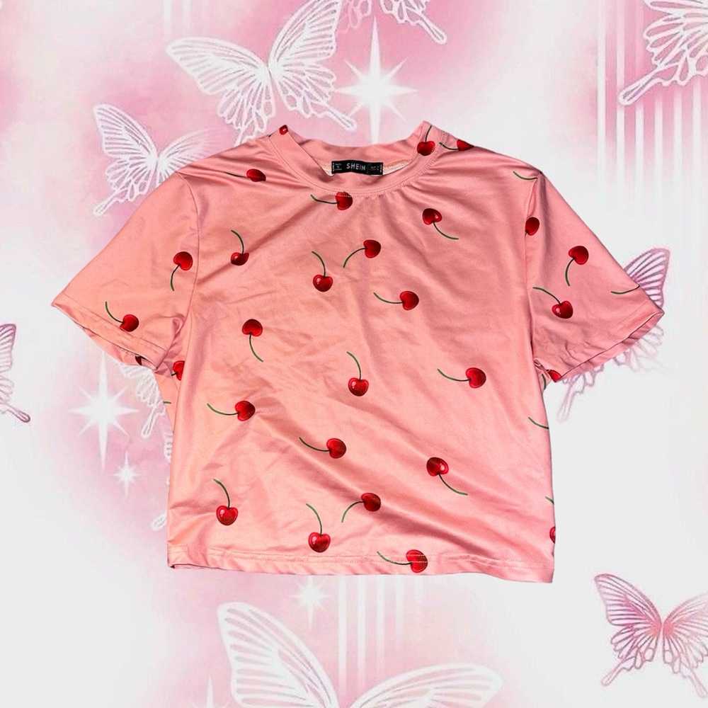 Cherry Licous Fitted T-Shirt 🍒💗